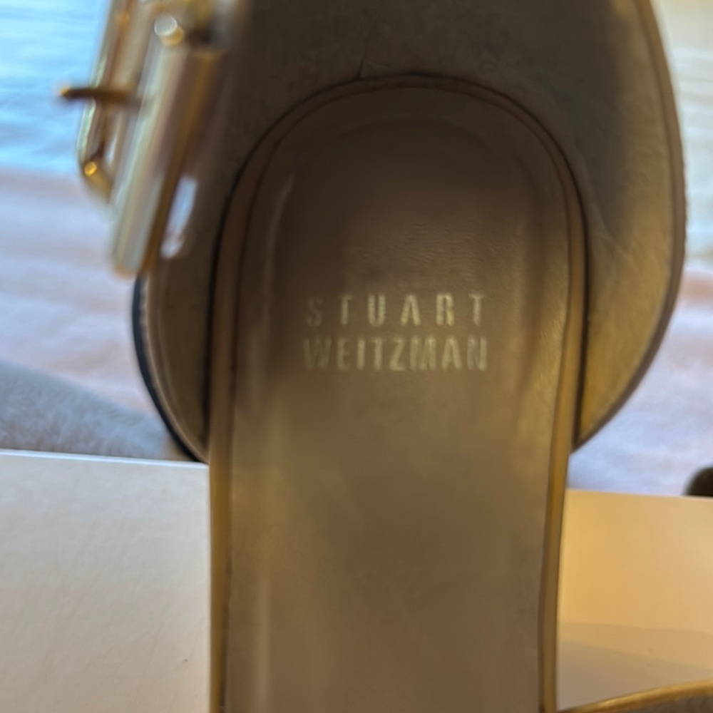 Stuart Weitzman Silver Heels
